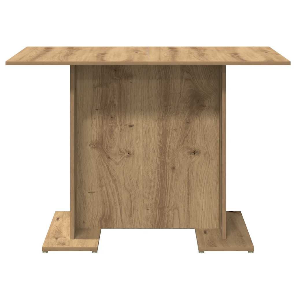 vidaXL Τραπεζαρία Αρτισιανή Δρυς 110x60x75 εκ. από Επεξεργασμένο Ξύλο