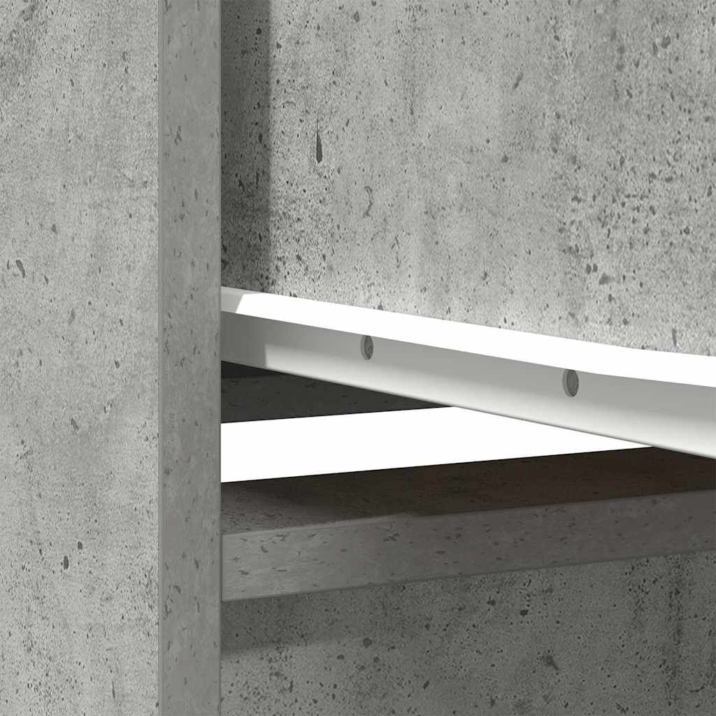 vidaXL Ντουλάπι με συρτάρι 55,5x34x119,5 εκ. Ξύλινο μηχανουργικό ξύλο