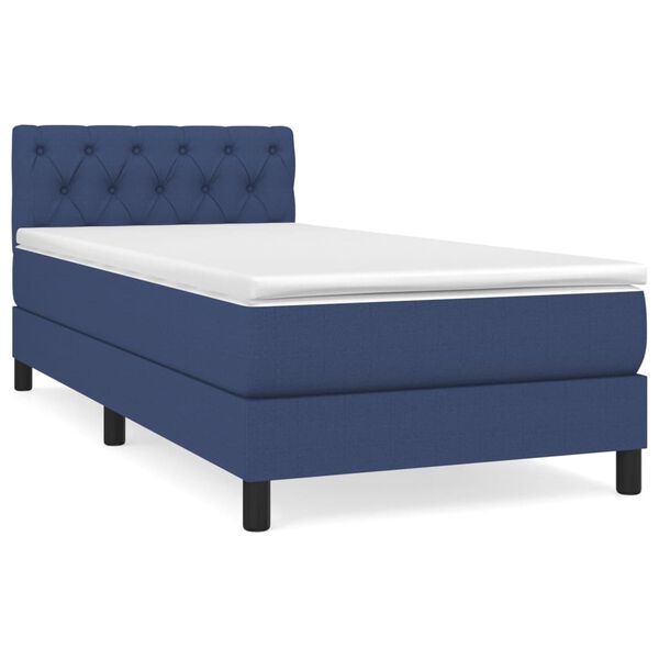 vidaXL &Kappa;&rho;&epsilon;&beta;ά&tau;&iota; Boxspring &mu;&epsilon; &Sigma;&tau;&rho;ώ&mu;&alpha; &Mu;&pi;&lambda;&epsilon; 80x200 &epsilon;&kappa;. &Upsilon;&phi;&alpha;&sigma;&mu;ά&tau;&iota;&nu;&omicron;