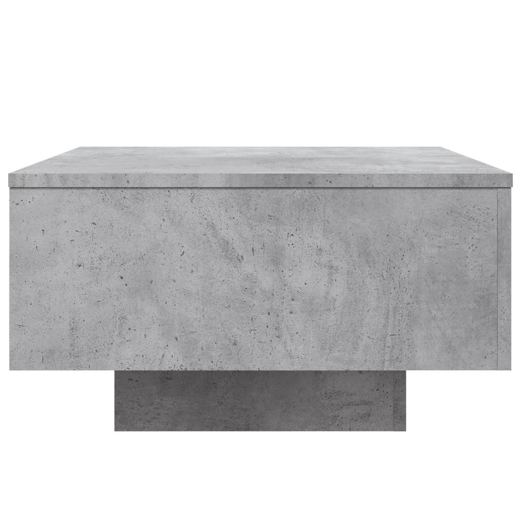 vidaXL Τραπεζάκι Σαλονιού Γκρι Σκυροδ. 55 x 55 x 31 εκ. Επεξεργ. Ξύλο