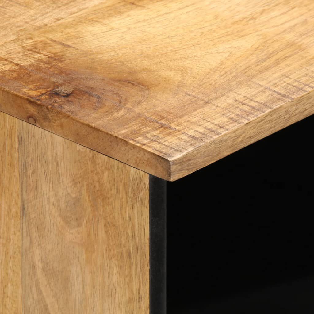 vidaXL Έπιπλο Τηλεόρασης 80x34x46 εκ. Μασίφ Ακατέργ. Ξύλο Μάνγκο