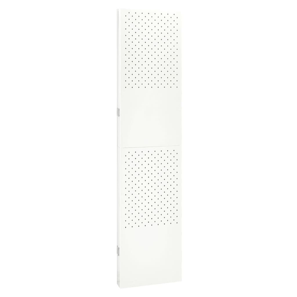 vidaXL Διαχωριστικό Δωματίου με 3 Πάνελ Λευκό 120 x 180 εκ. από Ατσάλι