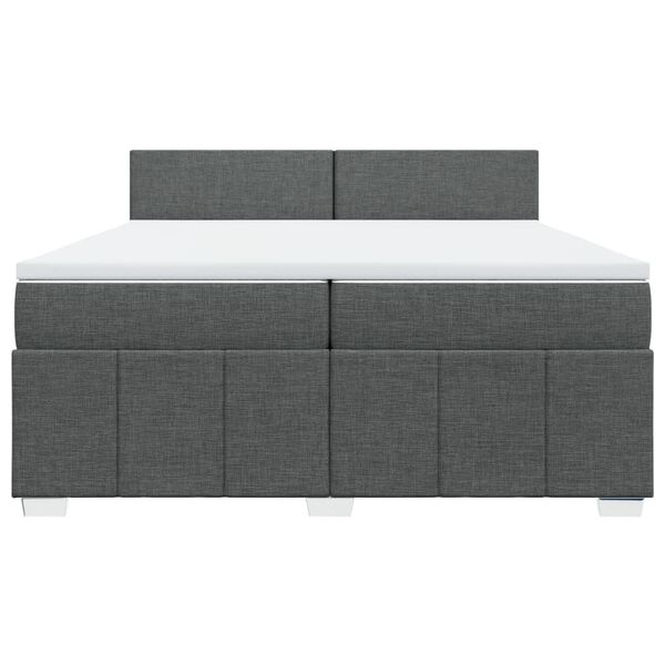 vidaXL &Kappa;&rho;&epsilon;&beta;ά&tau;&iota; Boxspring &mu;&epsilon; &Sigma;&tau;&rho;ώ&mu;&alpha; &Sigma;&kappa;&omicron;ύ&rho;&omicron; &Gamma;&kappa;&rho;&iota; 200x200 &epsilon;&kappa;. &Upsilon;&phi;&alpha;&sigma;&mu;ά&tau;&iota;&nu;&omicron;