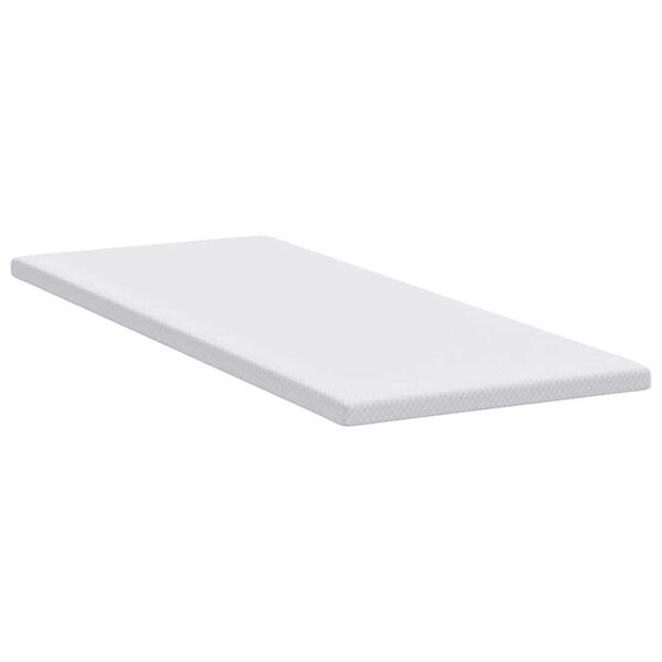 vidaXL Στρώματα Λευκό 70 x 200 cm 100% ύφασμα πολυεστέρα με τζακάρ