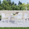 vidaXL Μαξιλάρια Καρέκλας Κήπου 4 τεμ. Μπεζ 50x50x7 εκ. Oxford Ύφασμα