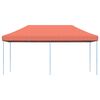 vidaXL Τέντα Εκδηλώσεων Πτυσσόμενη Pop-Up Τερακότα 580x292x315 εκ.