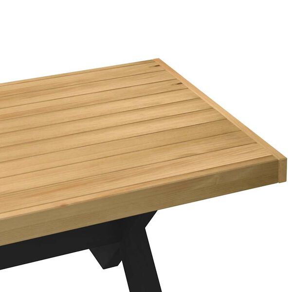 vidaXL Τραπεζάκι σαλονιού NOAIN με πόδια σχήματος X 120x60x40 cm