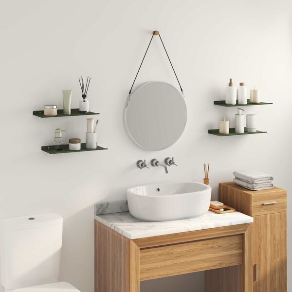 vidaXL &Pi;&lambda;&omega;&tau;ό &rho;ά&phi;&iota; 4 pcs &Epsilon;&lambda;&iota;ά &Pi;&rho;ά&sigma;&iota;&nu;&eta; 40 x 18 x 2,5 &epsilon;&kappa;. &Alpha;&tau;&sigma;ά&lambda;&iota;