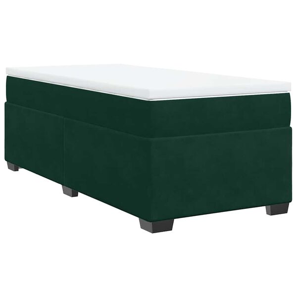 vidaXL &Kappa;&rho;&epsilon;&beta;ά&tau;&iota; Boxspring &mu;&epsilon; &Sigma;&tau;&rho;ώ&mu;&alpha; &Sigma;&kappa;&omicron;ύ&rho;&omicron; &Pi;&rho;ά&sigma;&iota;&nu;&omicron; 90x200 &epsilon;&kappa;. &Beta;&epsilon;&lambda;&omicron;ύ&delta;&iota;&nu;&omicron;