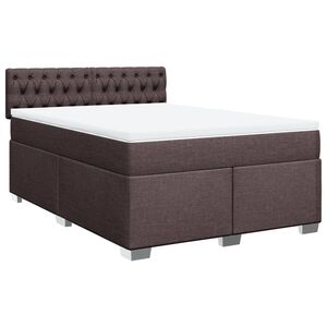 vidaXL &Kappa;&rho;&epsilon;&beta;ά&tau;&iota; Boxspring &mu;&epsilon; &Sigma;&tau;&rho;ώ&mu;&alpha; &Sigma;&kappa;&omicron;ύ&rho;&omicron; &Kappa;&alpha;&phi;έ 140x200 &epsilon;&kappa; &Upsilon;&phi;&alpha;&sigma;&mu;ά&tau;&iota;&nu;&omicron;