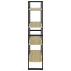 vidaXL Βιβλιοθήκη με 4 Ράφια Sonoma Δρυς 80x30x140 εκ. από Επεξ. Ξύλο