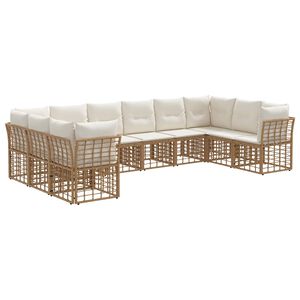 vidaXL &Sigma;&epsilon;&iota;&rho;ά &Kappa;&alpha;&nu;&alpha;&pi;έ &Epsilon;&xi;&omega;&tau;&epsilon;&rho;&iota;&kappa;&omicron;ύ 10 pcs &Phi;&upsilon;&sigma;&iota;&kappa;ό &kappa;&alpha;&iota; &Kappa;&rho;έ&mu;&alpha; &Lambda;&epsilon;&upsilon;&kappa;ό