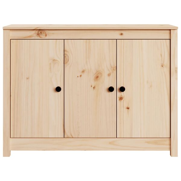 vidaXL Ντουλάπι 100 x 35 x 74 εκ. από Μασίφ Ξύλο Πεύκου