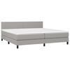 vidaXL &Kappa;&rho;&epsilon;&beta;ά&tau;&iota; Boxspring &mu;&epsilon; &Sigma;&tau;&rho;ώ&mu;&alpha; &Alpha;&nu;&omicron;&iota;&chi;&tau;ό &Gamma;&kappa;&rho;&iota; 200x200 &epsilon;&kappa;. &Upsilon;&phi;&alpha;&sigma;&mu;ά&tau;&iota;&nu;&omicron;