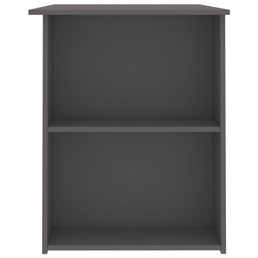 vidaXL Γραφείο Γκρι 110 x 60 x 73 εκ. από Μοριοσανίδα