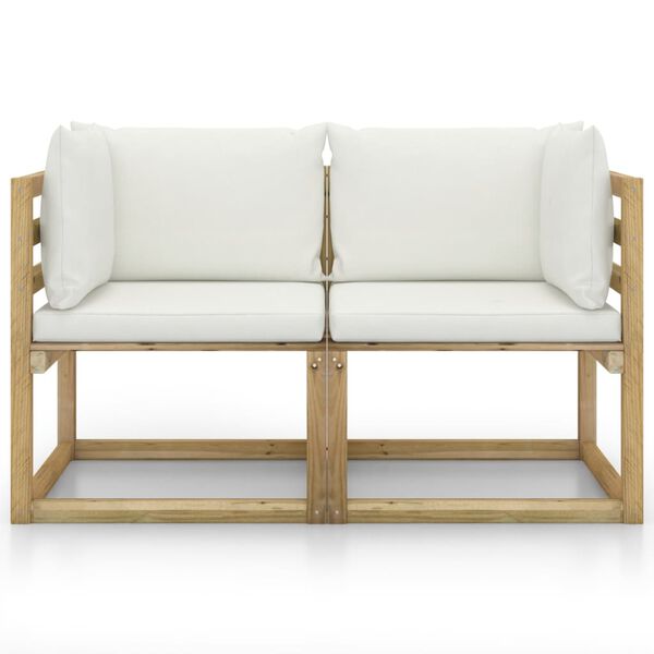 vidaXL &Kappa;&alpha;&nu;&alpha;&pi;έ&delta;&epsilon;&sigmaf; &Kappa;ή&pi;&omicron;&upsilon; &Gamma;&omega;&nu;&iota;&alpha;&kappa;&omicron;ί 2 &tau;&epsilon;&mu;. &Pi;&rho;ά&sigma;&iota;&nu;&omicron; &Xi;ύ&lambda;&omicron; &Pi;&epsilon;ύ&kappa;&omicron;&upsilon; & &Mu;&alpha;&xi;&iota;&lambda;ά&rho;&iota;&alpha;