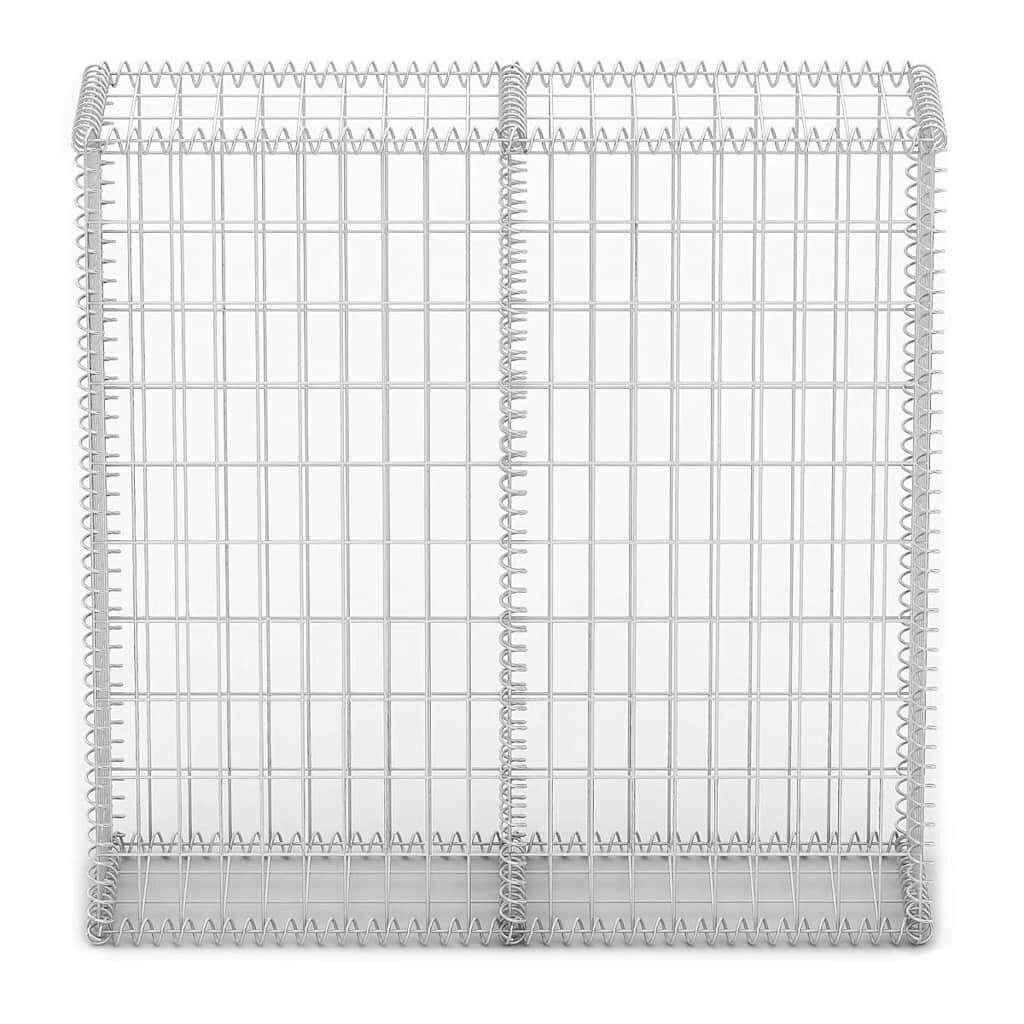 vidaXL Συρματοκιβώτιο 100 x 100 x 30 εκ. Γαλβανισμένο Σύρμα με Καπάκια