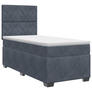 vidaXL &Kappa;&rho;&epsilon;&beta;ά&tau;&iota; box spring &mu;&epsilon; &sigma;&tau;&rho;ώ&mu;&alpha; &Sigma;&kappa;&omicron;ύ&rho;&omicron; &Gamma;&kappa;&rho;&iota; &Mu;&omicron;&nu;ό &Beta;&epsilon;&lambda;&omicron;ύ&delta;&omicron;