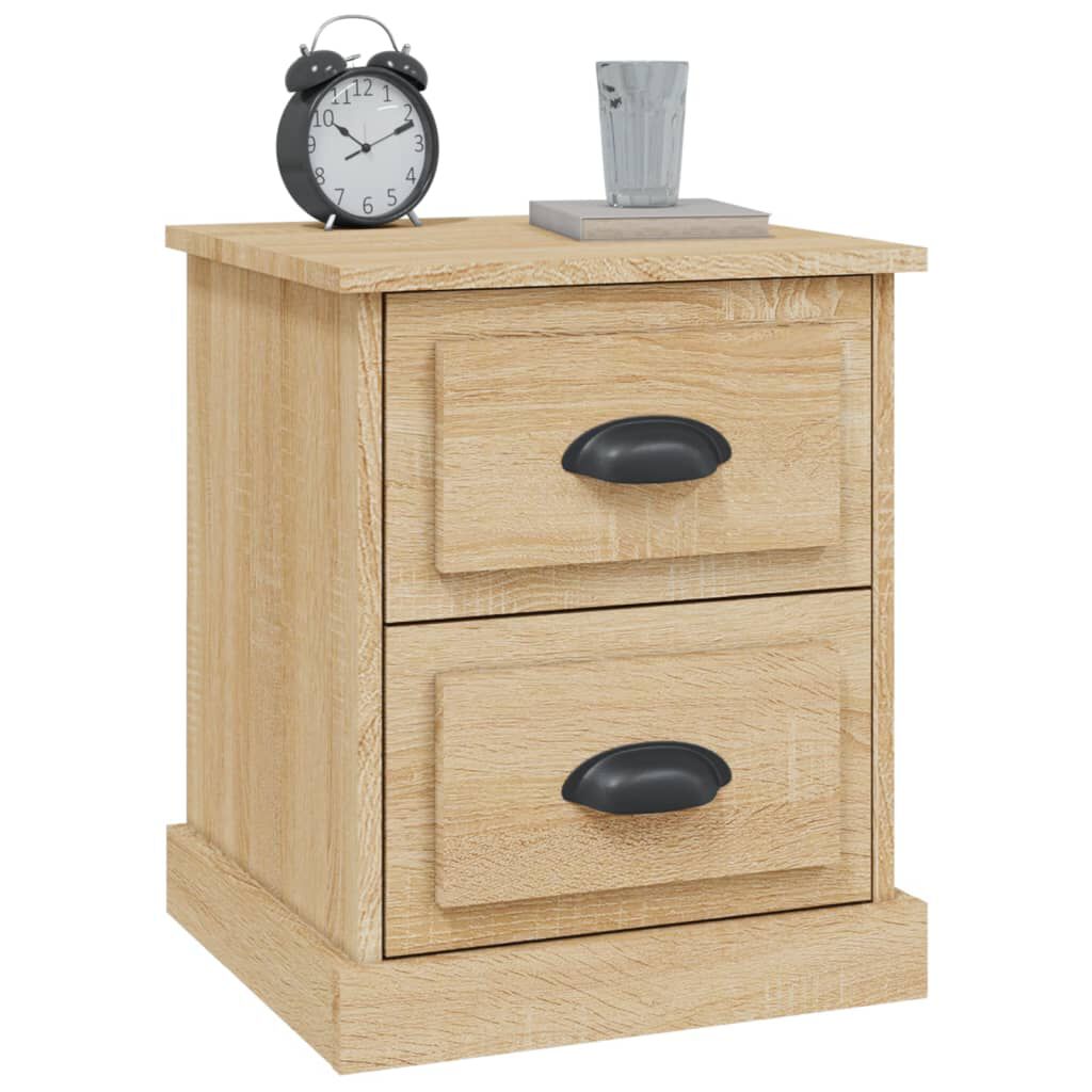 vidaXL Κομοδίνο Sonoma Δρυς 39x39x47,5 εκ. από Επεξεργασμένο Ξύλο
