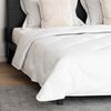 vidaXL Παπλωμα με Μαξιλάρια Argyle 3 pcs Λευκό 260 x 220 εκ. Μικροΐνες