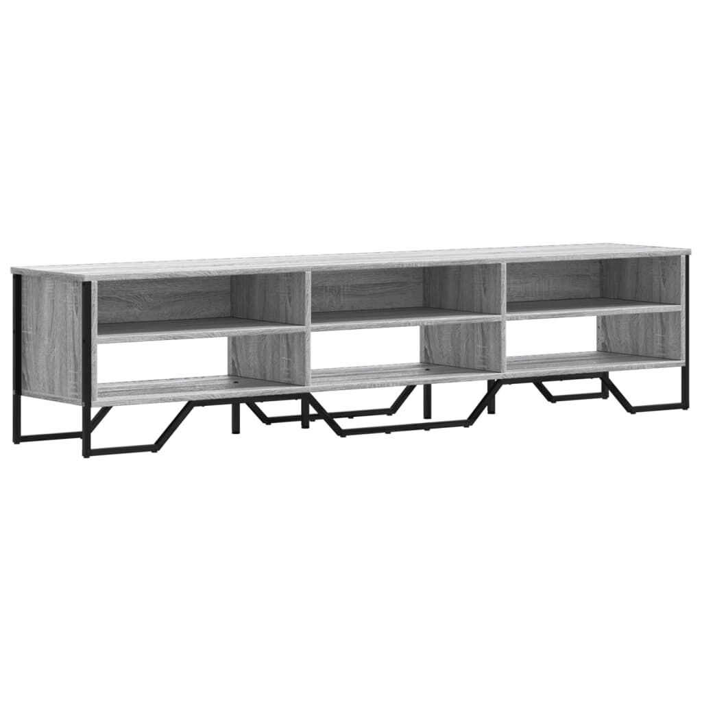 vidaXL Έπιπλο Τηλεόρασης Γκρι Sonoma 180x34x41 εκ. από Επεξεργ. Ξύλο