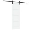 vidaXL &Sigma;&upsilon;&rho;ό&mu;&epsilon;&nu;&eta; &Pi;ό&rho;&tau;&alpha; 73,5 x 211 cm &Epsilon;&pi;&epsilon;&xi;&epsilon;&rho;&gamma;&alpha;&sigma;&mu;έ&nu;&omicron; &Xi;ύ&lambda;&omicron; &Lambda;&epsilon;&upsilon;&kappa;ό &kappa;&alpha;&iota; &Mu;&alpha;ύ&rho;&omicron;
