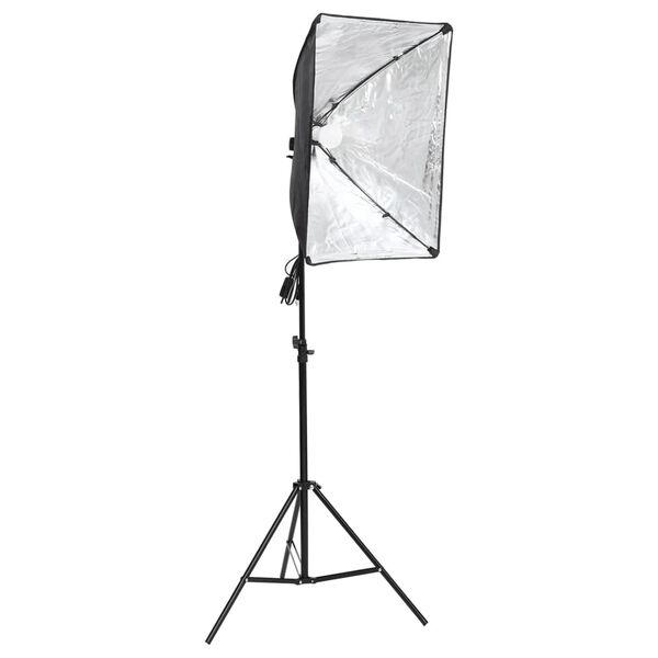 vidaXL Κιτ Φωτισμού Φωτογραφικού Στούντιο με Softbox και Φόντο