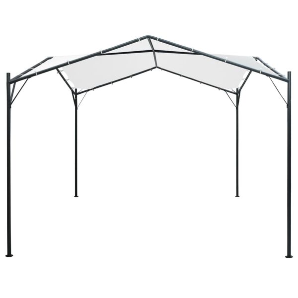 vidaXL Κιόσκι Λευκό 3 x 3 x 2,6 μ. 180 γρ./μ²