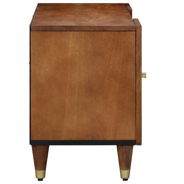 vidaXL Ντουλάπι TV Μέλι Καφέ 105 x 33 x 46 εκ. Στερεό ξύλο μάνγκο