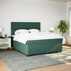 vidaXL &Kappa;&rho;&epsilon;&beta;ά&tau;&iota; Boxspring &mu;&epsilon; &Sigma;&tau;&rho;ώ&mu;&alpha; &Sigma;&kappa;&omicron;ύ&rho;&omicron; &Pi;&rho;ά&sigma;&iota;&nu;&omicron; 180x200&epsilon;&kappa;. &Beta;&epsilon;&lambda;&omicron;ύ&delta;&iota;&nu;&omicron;