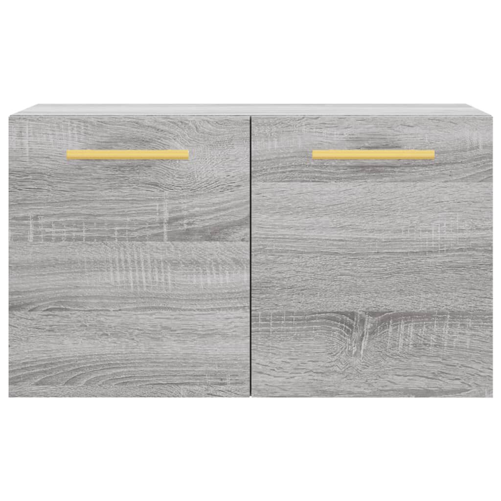 vidaXL Ντουλάπι Τοίχου Γκρι Sonoma 60x36,5x35 εκ. Επεξεργασμένο Ξύλο
