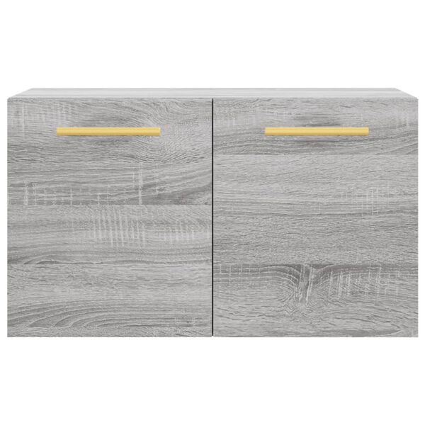 vidaXL Ντουλάπι Τοίχου Γκρι Sonoma 60x36,5x35 εκ. Επεξεργασμένο Ξύλο