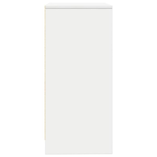 vidaXL Παπουτσοθήκη Λευκή 57x34x76 εκ. από Επεξεργασμένο Ξύλο