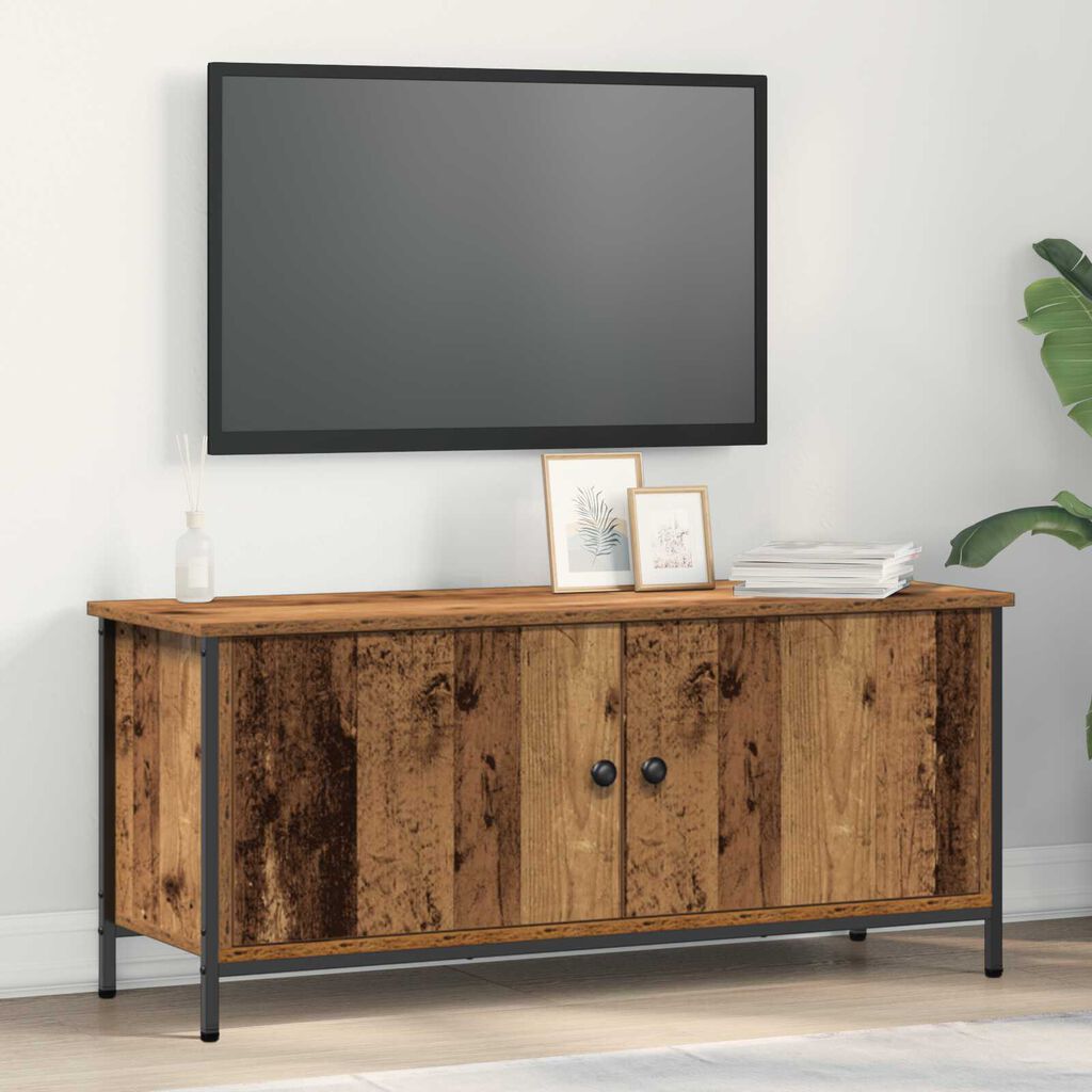 vidaXL Old Wood TV Unit Παλιά Ξυλεία Μοριοσανίδες 102 x 35 x 45 εκ