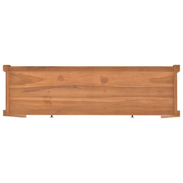 vidaXL Γραφείο με 2 Συρτάρια 140 x 40 x 75 εκ. Ξύλο Teak