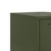 vidaXL Ντουλάπι Πράσινο Λαδί 36x39x123 εκ. από Ατσάλι