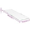 vidaXL Μαξιλάρι Ξαπλώστρας Ήλιου Floral Πράσινο 200 x 70 x 4 εκ.