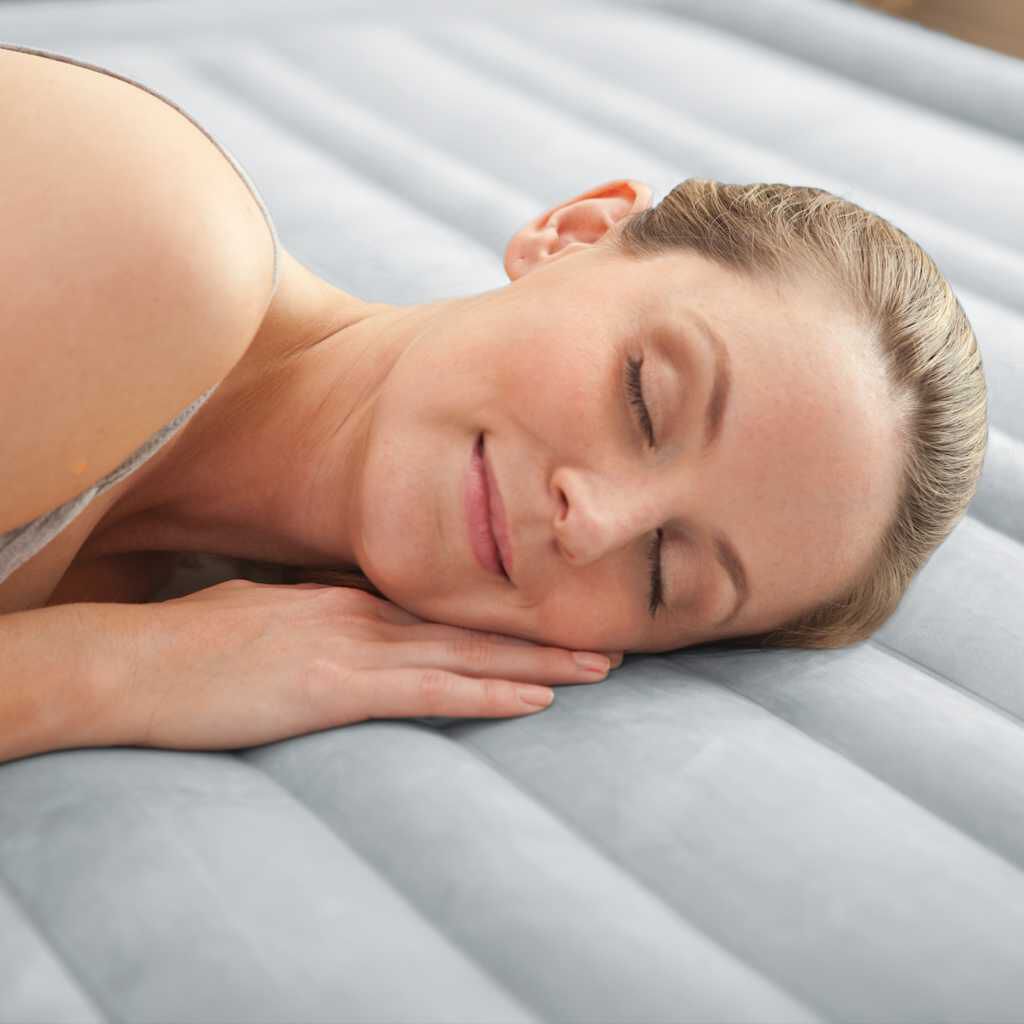 Intex Στρώμα Φουσκωτό Dura-Beam Deluxe Comfort Plush Διπλό 56 εκ.
