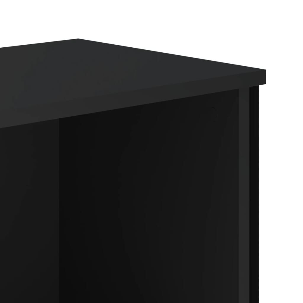 vidaXL Βιβλιοθήκη Μαύρη 80x31x74,5 εκ. από Επεξεργασμένο Ξύλο