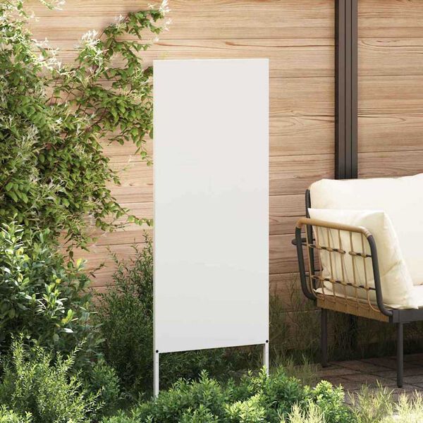 vidaXL Διακοσμητική Πλάκα Κήπου Άλλο Λευκό 50 x 140 cm
