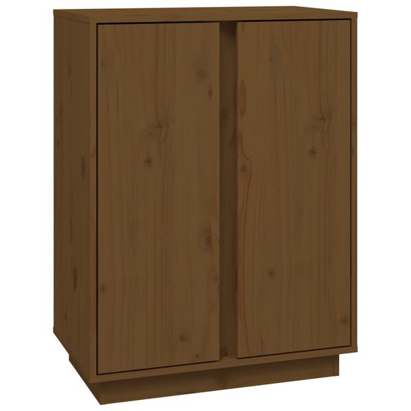 vidaXL Ντουλάπι Καφέ Μέλι 60x35x80 εκ. από Μασίφ Ξύλο Πεύκου