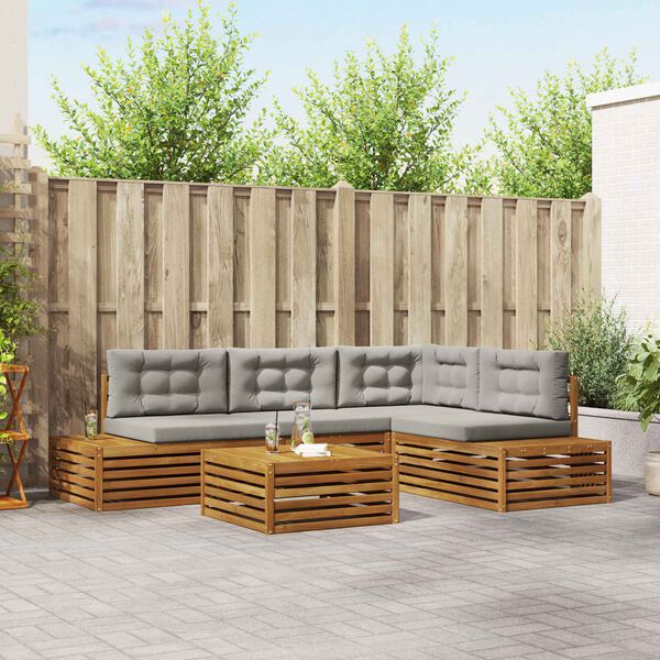 vidaXL &Sigma;&epsilon;&iota;&rho;ά &Kappa;&alpha;&nu;&alpha;&pi;έ &Epsilon;&xi;&omega;&tau;&epsilon;&rho;&iota;&kappa;&omicron;ύ 5 &Tau;&epsilon;&mu;ά&chi;&iota;&omicron; &Phi;&upsilon;&sigma;&iota;&kappa;ό &kappa;&alpha;&iota; &Alpha;&nu;&omicron;&iota;&chi;&tau;ό &Gamma;&kappa;&rho;&iota;