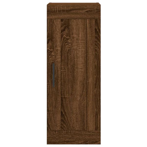 vidaXL Ντουλάπι Καφέ Δρυς 34,5 x 34 x 180 εκ. από Επεξεργασμένο Ξύλο