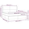 vidaXL &Kappa;&rho;&epsilon;&beta;ά&tau;&iota; Boxspring &mu;&epsilon; &Sigma;&tau;&rho;ώ&mu;&alpha; &Sigma;&kappa;&omicron;ύ&rho;&omicron; &Pi;&rho;ά&sigma;&iota;&nu;&omicron; 180x200&epsilon;&kappa;. &Beta;&epsilon;&lambda;&omicron;ύ&delta;&iota;&nu;&omicron;