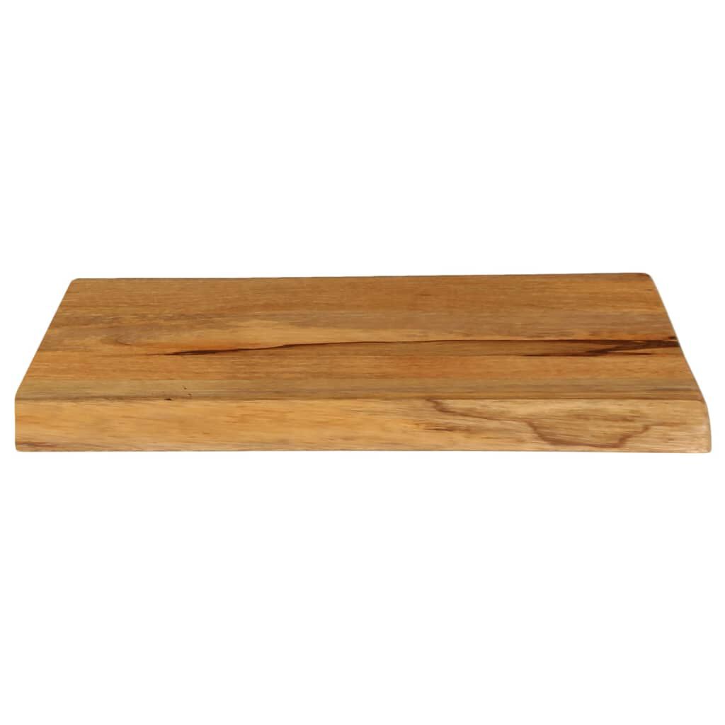 vidaXL Επιφάνεια Τραπεζιού 60x40x2,5 εκ. Live Edge Μασίφ Ξύλο Μάνγκο