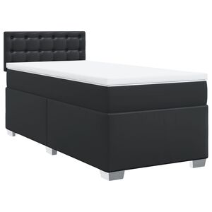 vidaXL &Kappa;&rho;&epsilon;&beta;ά&tau;&iota; Boxspring &mu;&epsilon; &Sigma;&tau;&rho;ώ&mu;&alpha; &Mu;&alpha;ύ&rho;&omicron; 90x190&epsilon;&kappa;. &alpha;&pi;ό &Sigma;&upsilon;&nu;&theta;&epsilon;&tau;&iota;&kappa;ό &Delta;έ&rho;&mu;&alpha;