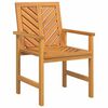 vidaXL Καρέκλες Κήπου 6 pcs Καφέ 59 x 62.5 x 89 εκ Μασίφ ξύλο ακακίας