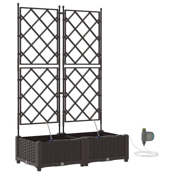 vidaXL &Gamma;&lambda;ά&sigma;&tau;&rho;&alpha; &Kappa;ή&pi;&omicron;&upsilon; 2 pcs &Kappa;&alpha;&phi;έ &Alpha;&tau;&sigma;ά&lambda;&iota;