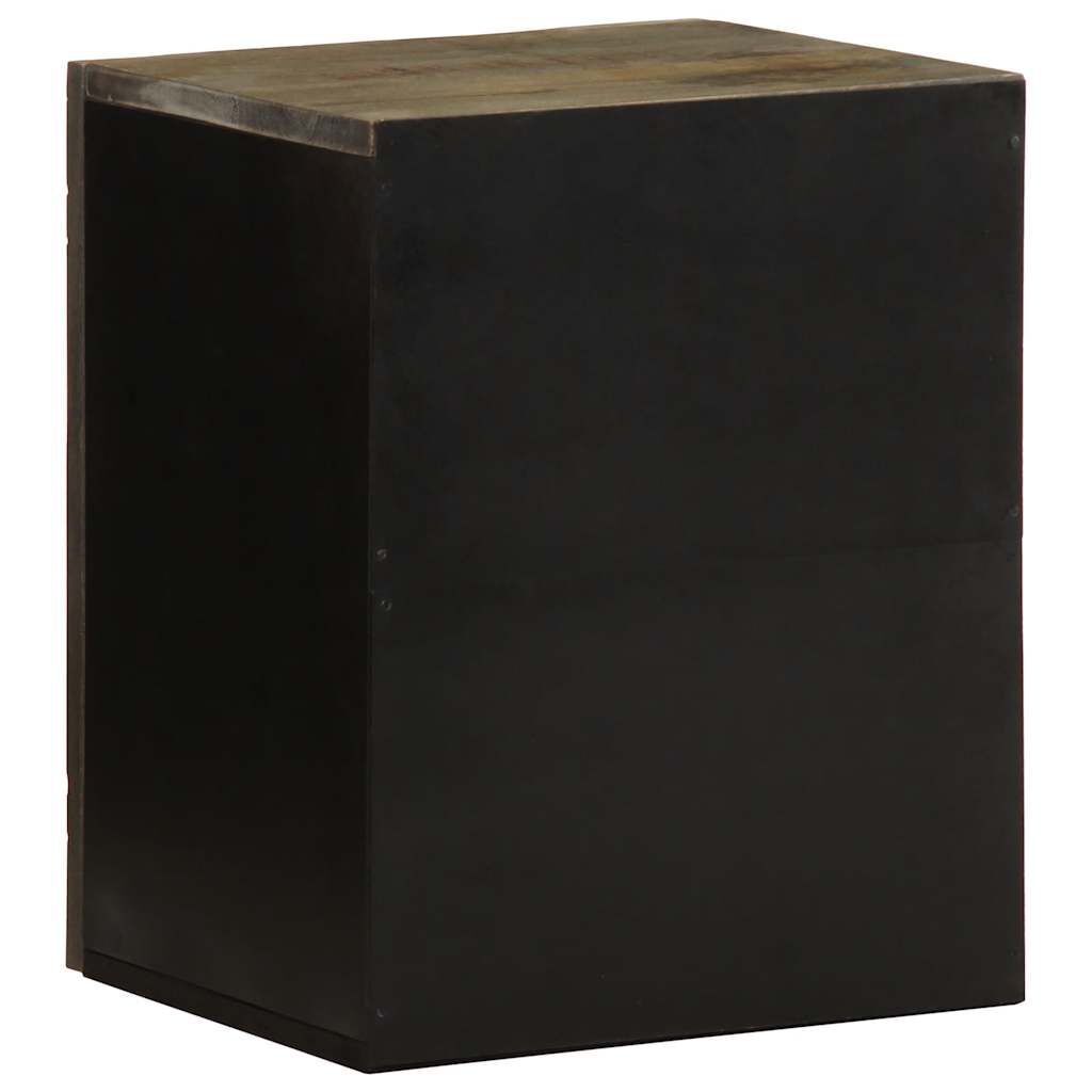 vidaXL Ντουλάπι Μπάνιου Επιτοίχιο 38x33x48 εκ. από Μασίφ Ξύλο Μάνγκο