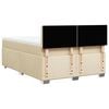 vidaXL &Kappa;&rho;&epsilon;&beta;ά&tau;&iota; Boxspring &mu;&epsilon; &Sigma;&tau;&rho;ώ&mu;&alpha; &Kappa;&rho;&epsilon;&mu; 140x200 &epsilon;&kappa;. &Upsilon;&phi;&alpha;&sigma;&mu;ά&tau;&iota;&nu;&omicron;
